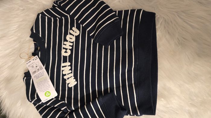 Neufs (non portés)💙😍🤩🏷 superbe ensemble sweat molleton,legging côtelé et chaussettes 18 mois garçon 💙😍🤩 - photo numéro 7