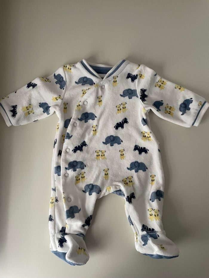 Pyjama velours animaux