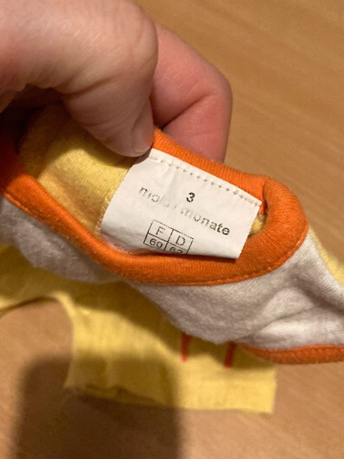 Lot de 3 combinaison short taille 3 mois - photo numéro 5