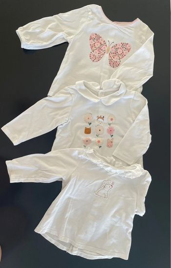 Lot de 3 tee-shirts manches longues