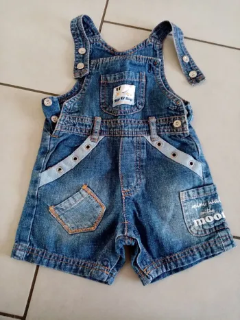 Salopette short