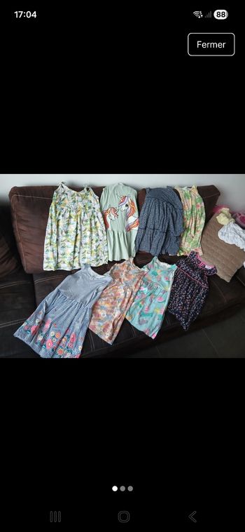 Lot robes été 5-6 ans 