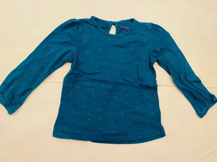 Lot 4 t-shirts manches longues fille 24 mois - photo numéro 3