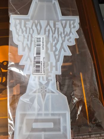 Moule résine Merry Christmas Happy New Year