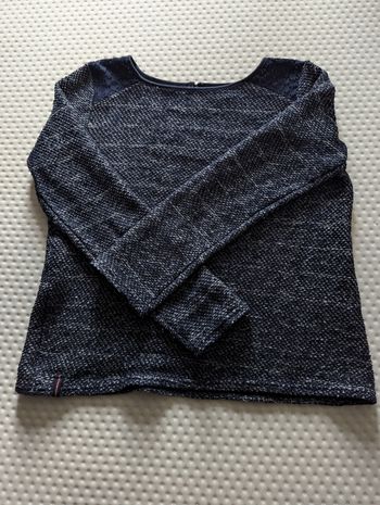 Pull léger bleu marine femme