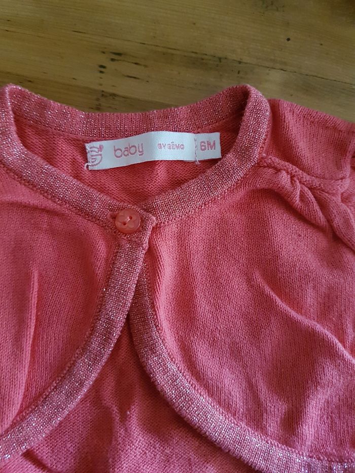 Bolero rose 6mois gemo - photo numéro 3