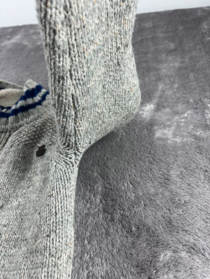 Veste zippée doublée polaire Kaporal beige et bleu – Taille S - photo numéro 15