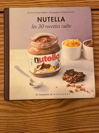 Livre recettes cultes Nutella