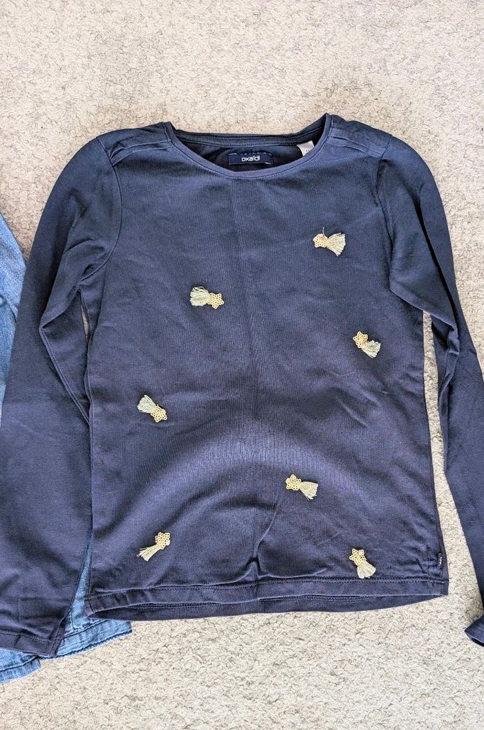 Lot de 7 pulls et blouses fille - photo numéro 3