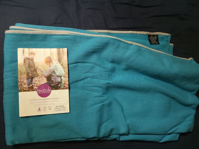 Écharpe de portage turquoise Neobulle