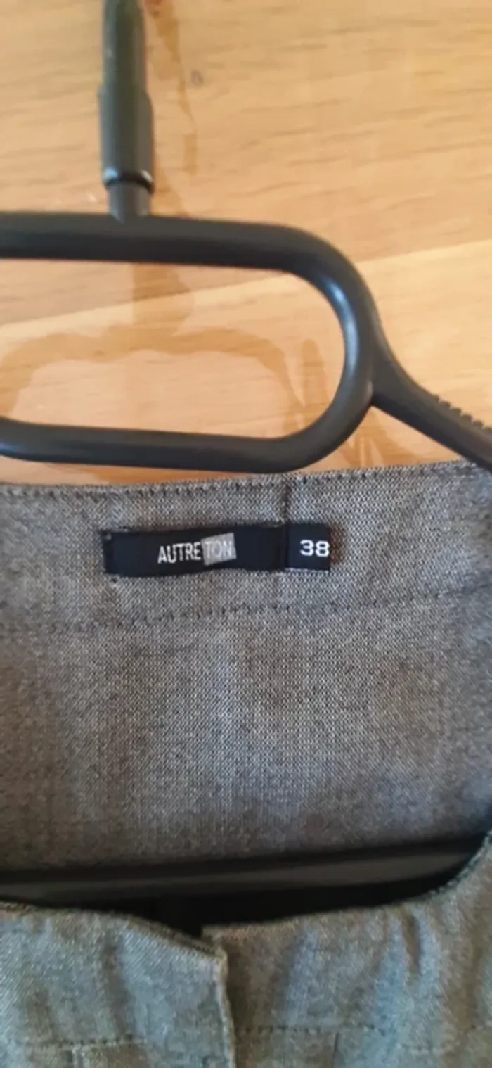 Robe coton grise avec poches Autre Ton taille 38 - photo numéro 4