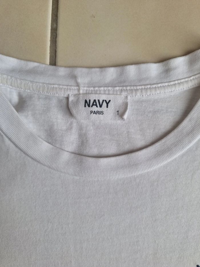 Robe Tee Shirt Navy Paris T1 - photo numéro 3