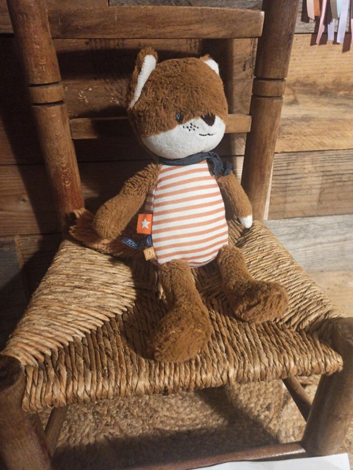 Peluche renard tape à l'oeil Tao tbe - photo numéro 2