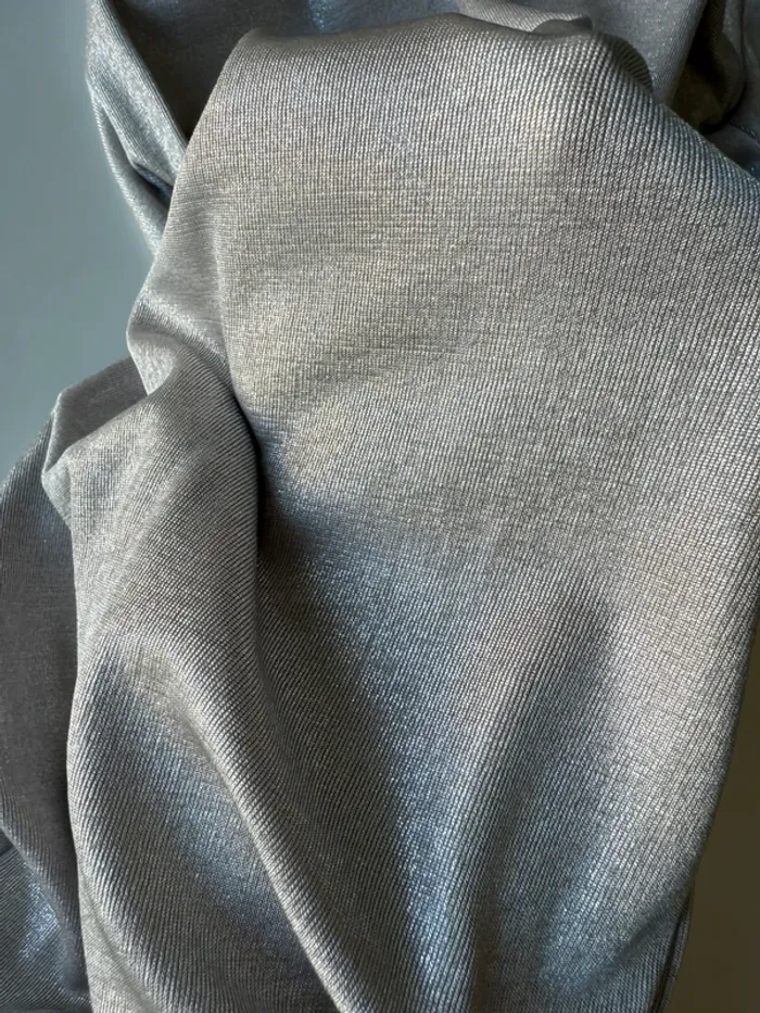 Pantalon fluide argenté Zara - photo numéro 6