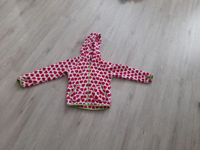 Veste gilet chaud coeur