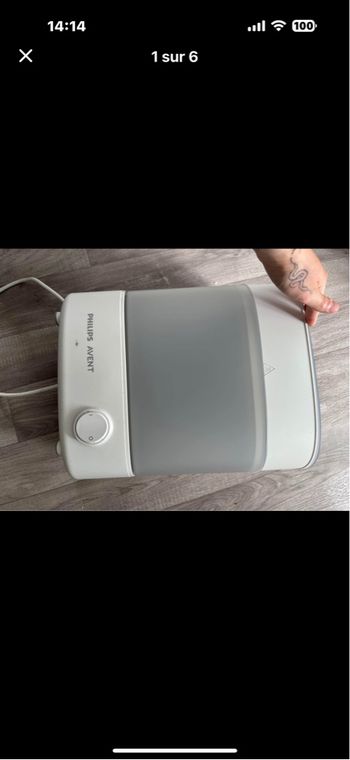 Stérilisateur de bibis Philips avent