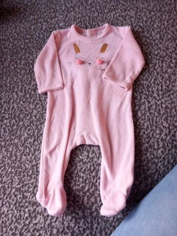 Pyjama kiabi taille 3mois 56/62cm 6kg