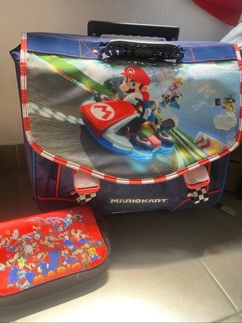 Cartable à roulette Mario