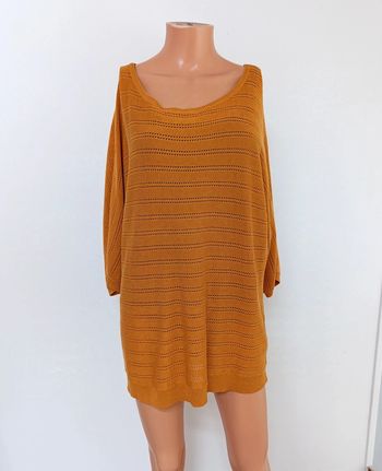 Haut manches 3/4 moutarde XL