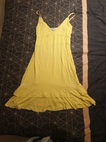 Robe d'été/ de plage jaune