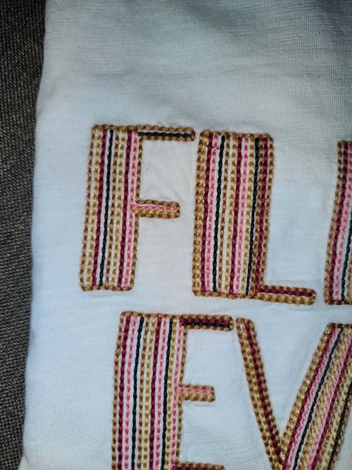 T-shirt tape à l'oeil 12 ans fleur ever - photo numéro 3