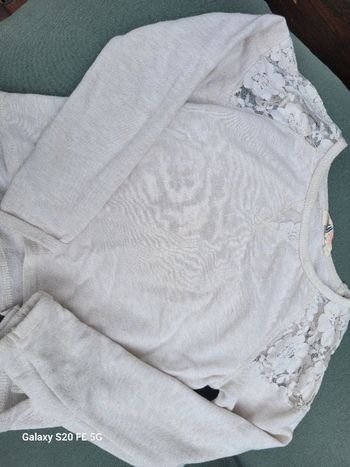 Pull dentelle 10/12ans