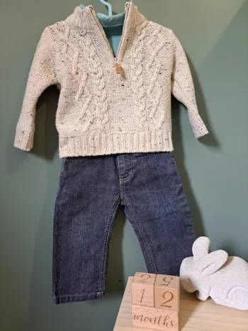Ensemble 3 pièces - Petit bateau & Vertbaudet - 12 mois