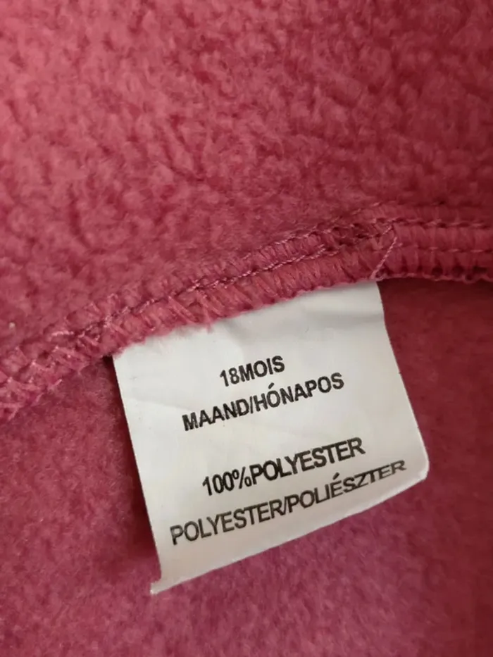 Robe polaire rose - photo numéro 4