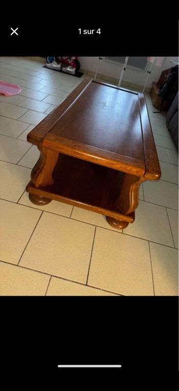 ✨ Table Basse en Bois Massif ✨ URGENT