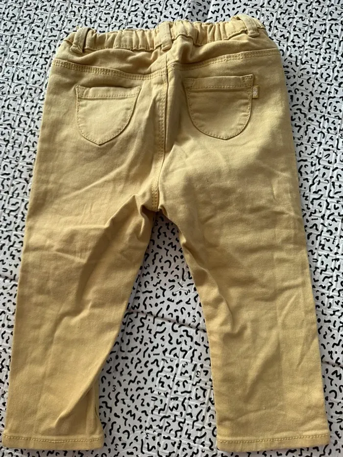 Pantalon jaune 18 mois obaibi - photo numéro 4