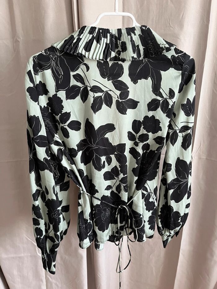 Blouse cache cœur mango t. S - photo numéro 2
