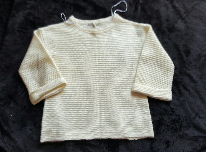 Pull jaune pale - photo numéro 3