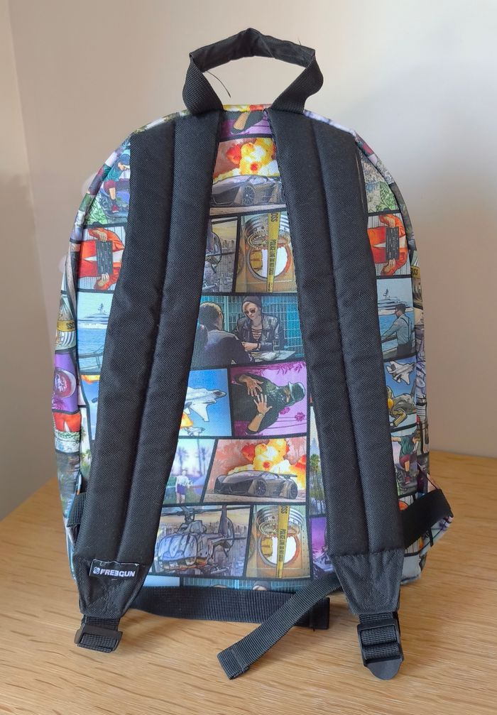 🌿 Sac à dos + trousse scolaire - 1 compartiment - Freegun 🌿 - photo numéro 4