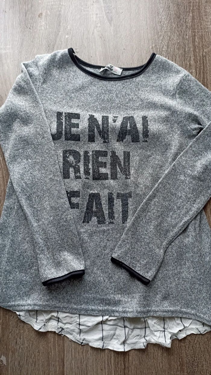 Pull fille T 14