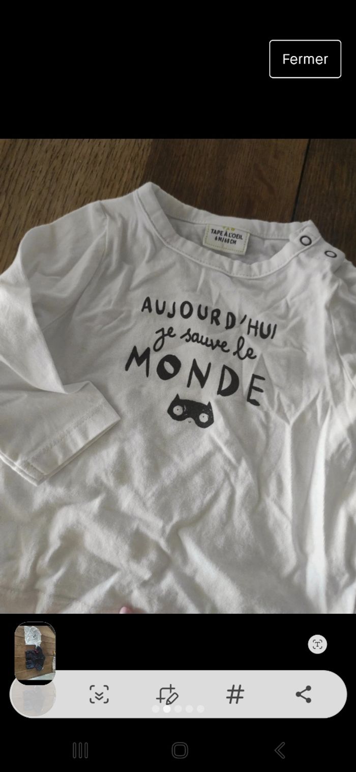 Gilet et t-shirt - photo numéro 2