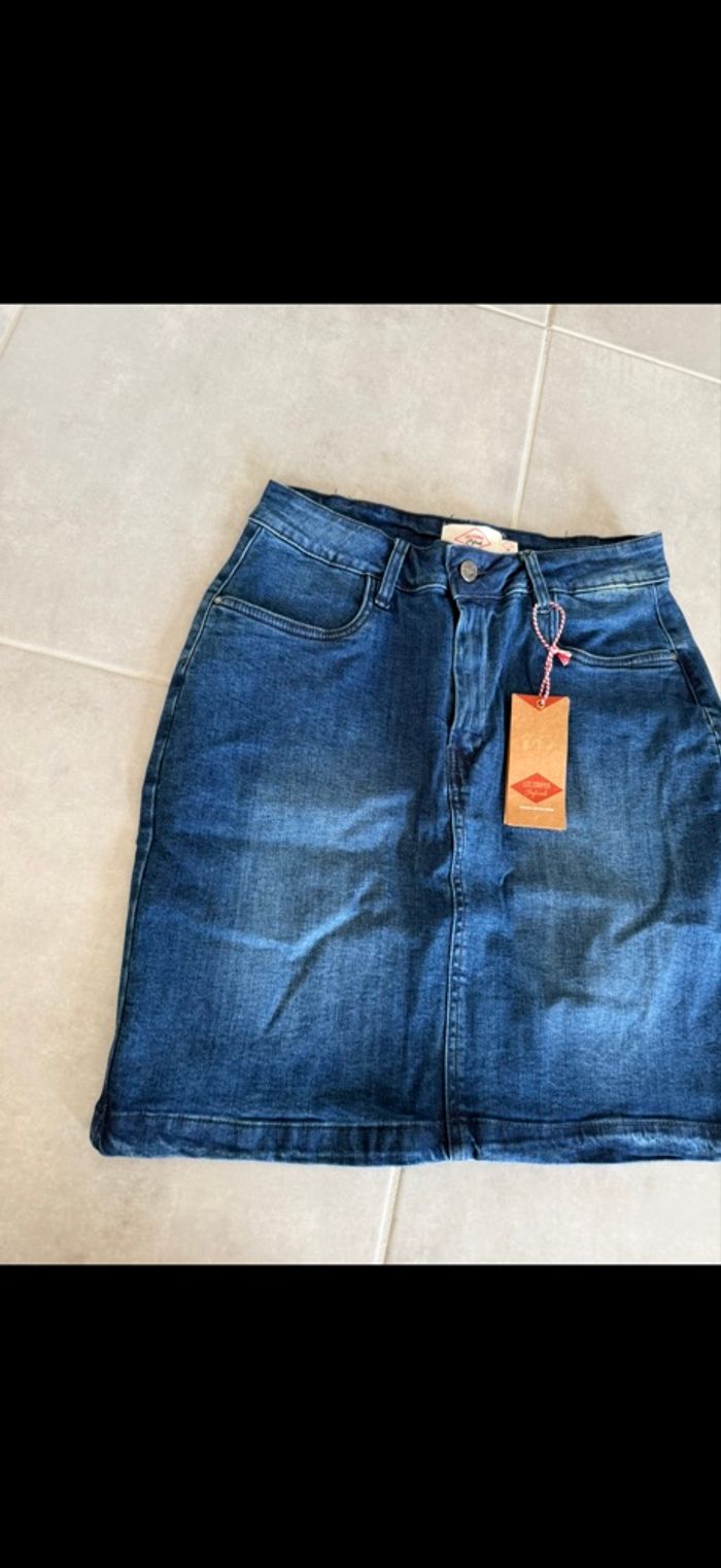 Jupe en jean Lee Cooper Taille 40 - photo numéro 3