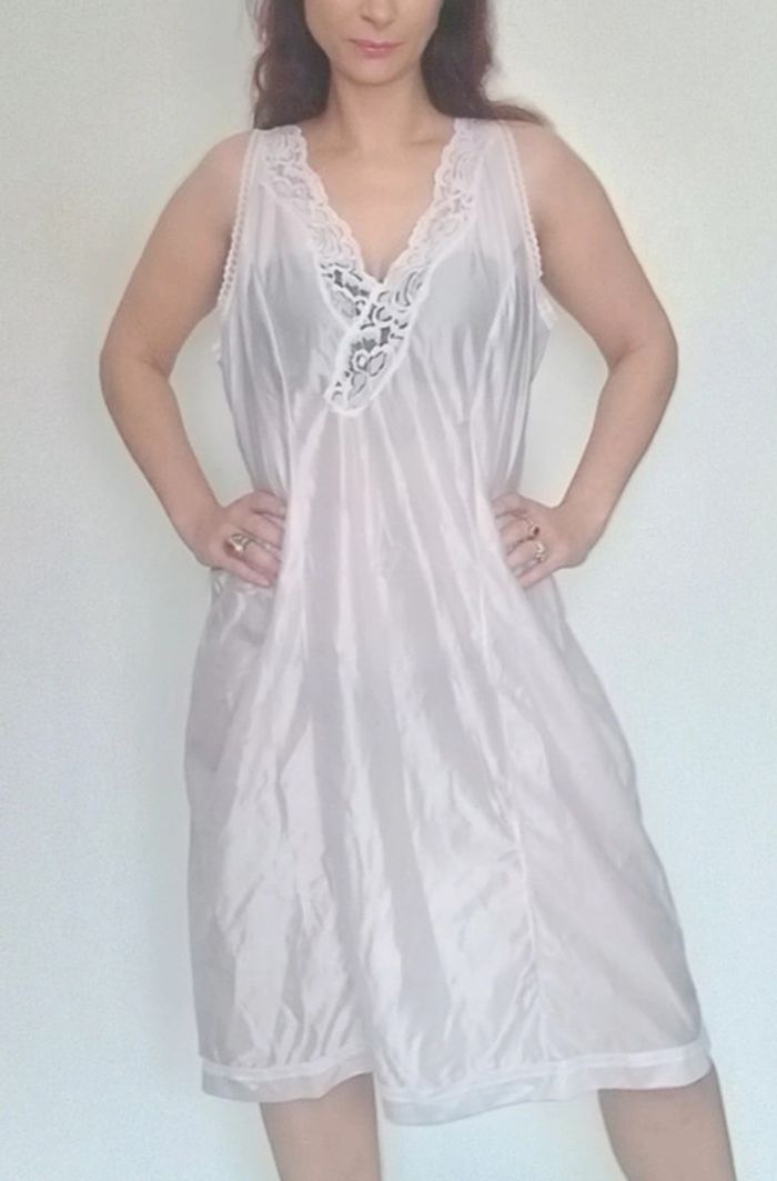 Nuisette vintage rose poudré grande taille