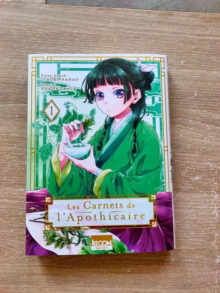 Les carnets de l'apothicaire, tome 1