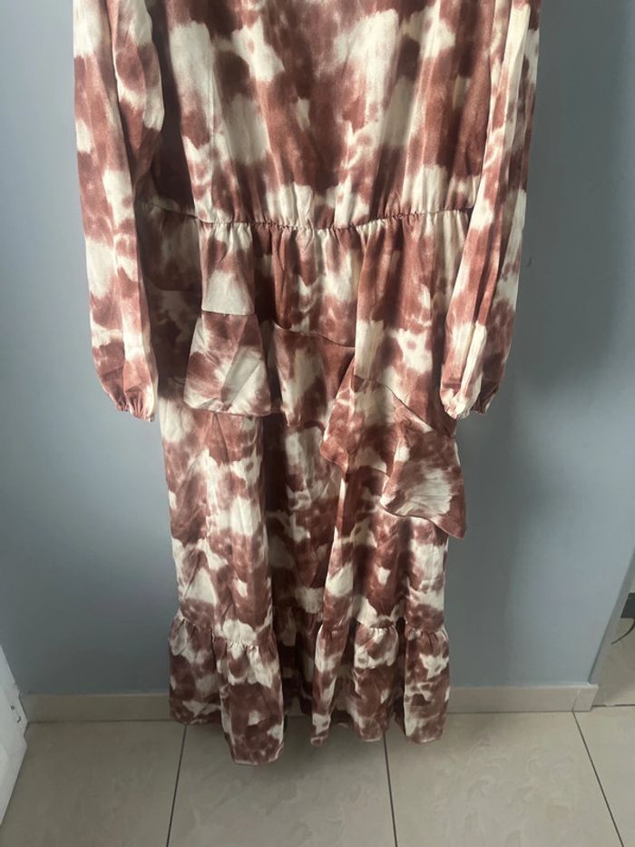 Superbe robe mi saison manche longue shein curve xxxl neuve - photo numéro 3