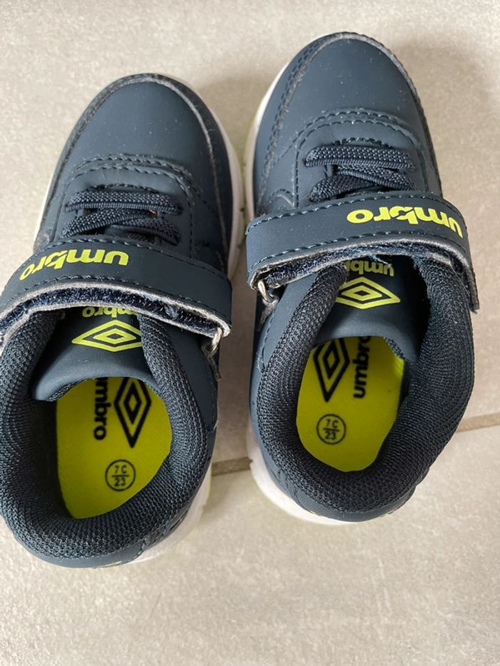 Baskets bleu marine / vert garçon Umbro 23 - photo numéro 6