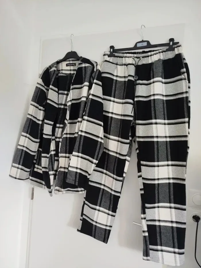 Ensemble a carreaux T XXL