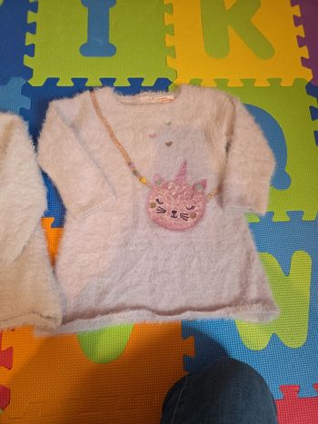 Lot 2 robes pull chaudes 24 mois