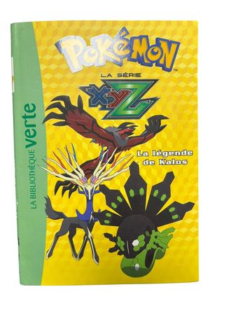 Livre Pokémon XYz La légende Kalos numéro 37 bibliothèque verte