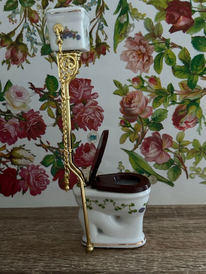 WC, miniature pour maison de poupée - photo numéro 4