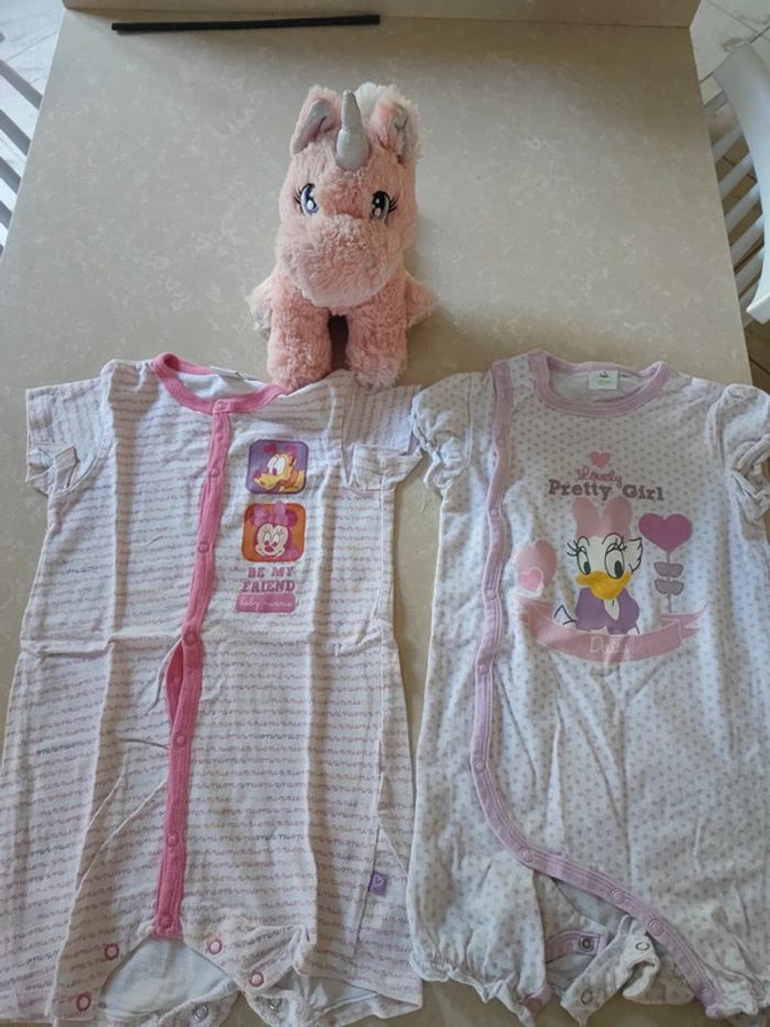 🌸lot de 2 combishort Disney 36 mois