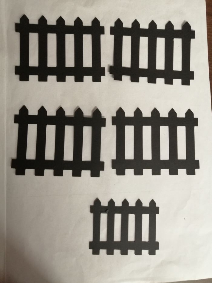 Scrapbooking découpe grande barrière et une petite (N18)