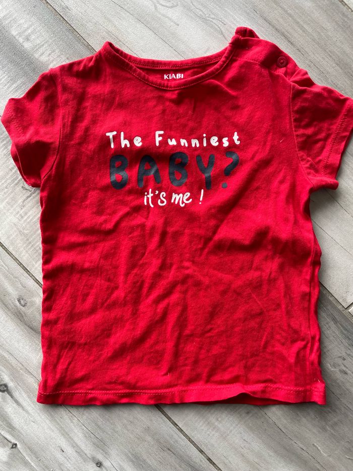Tee-Shirt garçon T 2 ans Kiabi rouge - photo numéro 3