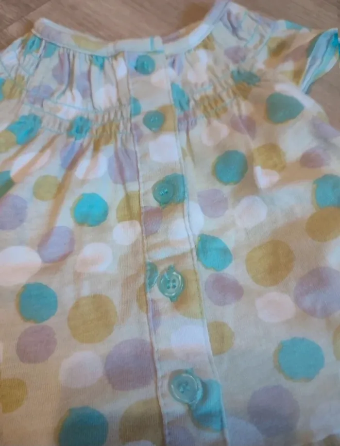 Magnifique tunique a pois 3 mois - photo numéro 2