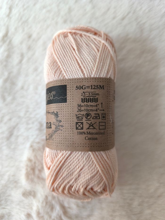 2 pelotes coton couleur peau nude - photo numéro 2