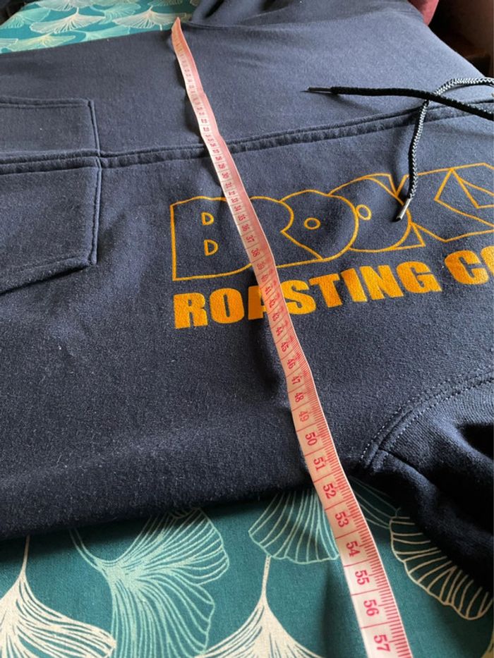 Sweat zippé à capuche bleu marine pour homme Champion Brooklyn Roasting Company taille S 265 - photo numéro 7